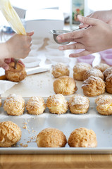 シュークリーム作り