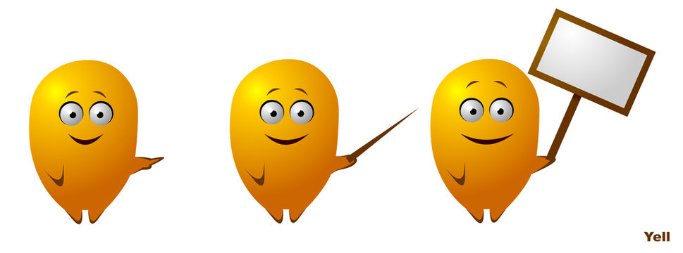 Funny character shows