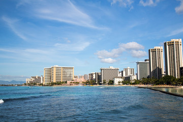 Fototapeta na wymiar Hawaje - Oahu - Waikiki