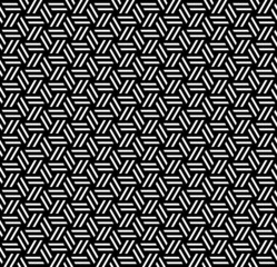 Seamless geometric texture in op art design.