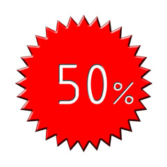 Bollino sconto 50%