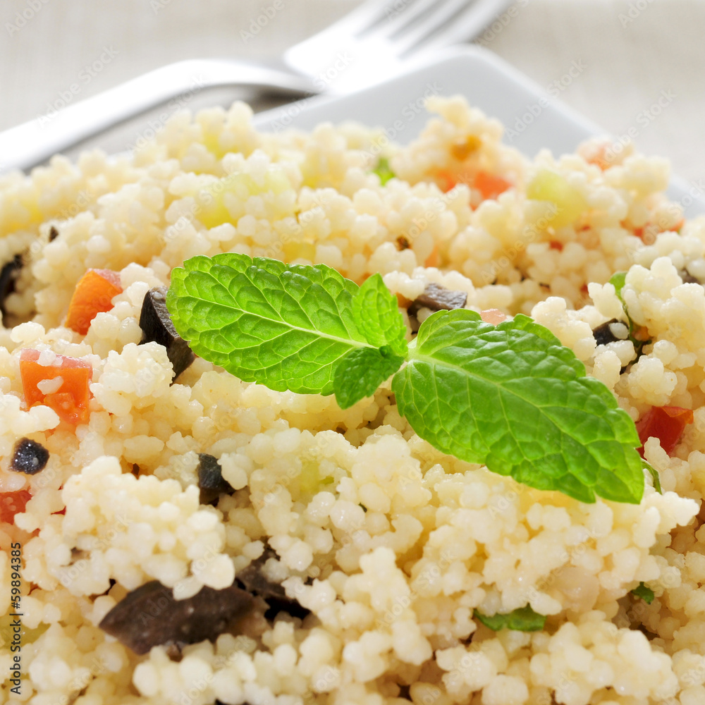 Wall mural tabbouleh