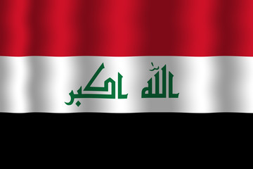 Waving Iraq Flag