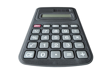 Calculator isolated on white background