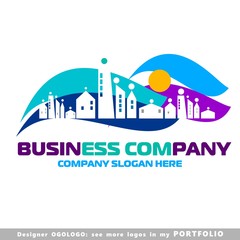 Fototapeta premium abstract business logo emblem vector