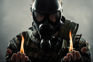 man of the post nuclear future