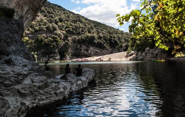 Vallon Pont d'Arc en Ard&egrave;che.