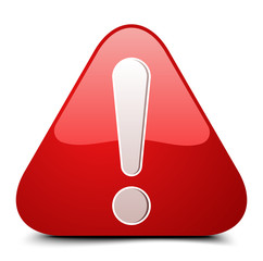 Exclamation danger sign