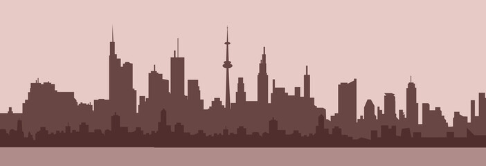 Obraz premium City skyline at Morning - Vector