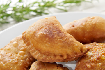 spanish empanadillas, small meat or tuna pies