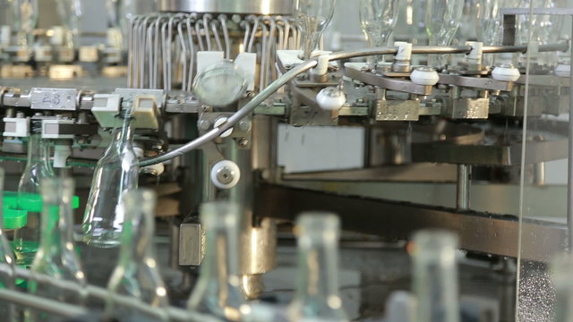 empty transparent bottles for cognac