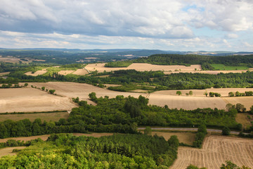 Beautiful landscape in Burgundy, France
