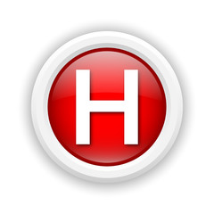 Obraz premium Hospital icon