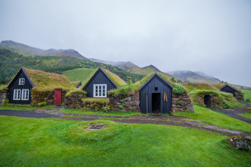 Fototapeta na wymiar traditional icelandic house