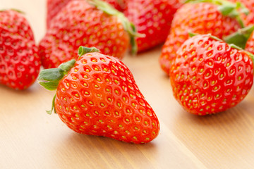 Sweet strawberry texture