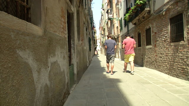 A calle in the area of the Cannaregio Sestiere, Venice (Italy)