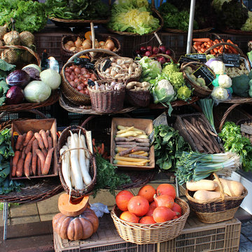March&eacute; aux l&eacute;gumes