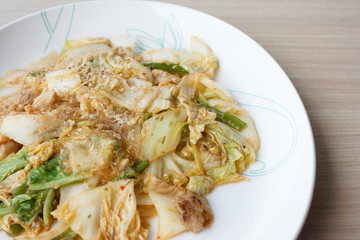 Suki dry fried vermicelli with cabbage