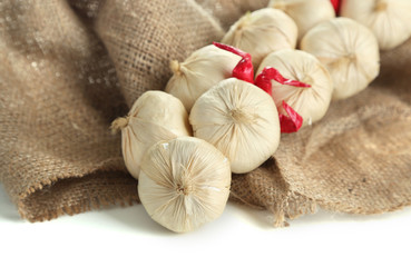 Vintage garlic  and pepper decoration,