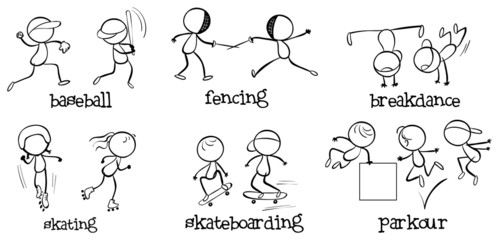 Different indoor and outdoor activities