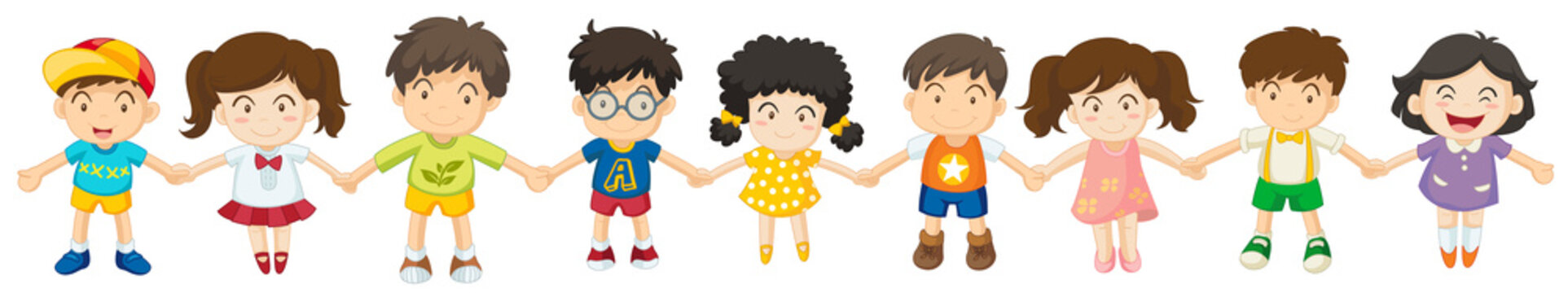 Featured image of post Cartoon Of Kids Holding Hands - Html5 available for mobile devices.