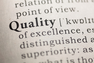 Naklejka premium Quality