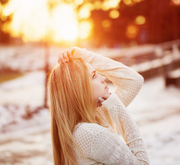 Beauty Girl Outdoor