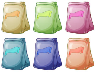 Six pouch bags collection