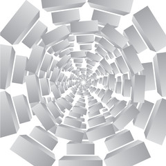 white abstract block background