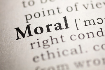 Obraz premium Moral