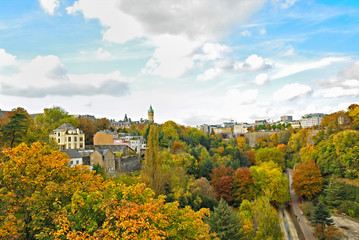 Autumn in Luxembourg city