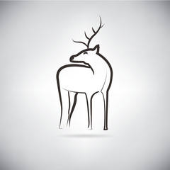 reindeer, sketched concept