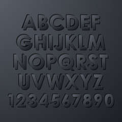 Obraz premium Alphabet Set