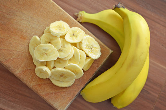 banana sliced