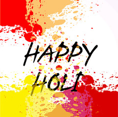 Holi festival colorful background vector