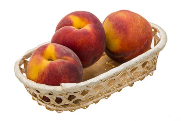 Peaches in the bowl