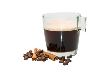 Coffee with cinnamon