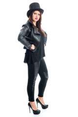 M&auml;dchen mit Zylinder