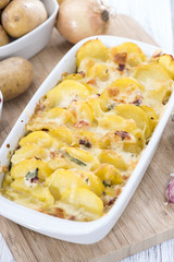 Fresh made Potato Gratin