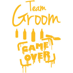 Team Groom Game Over