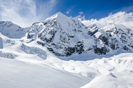 Fototapeta Bergmassiv Gletscher
