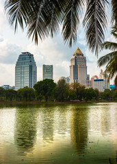 Fototapeta na wymiar Bangkok Skyline, Thailand..