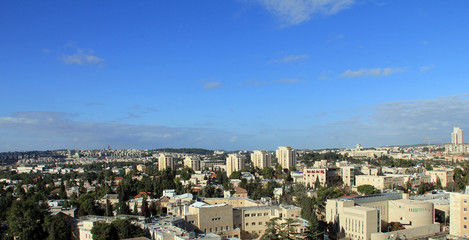 Fototapeta na wymiar Contemporary Western Jerusalem