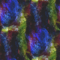 Panele Szklane Podświetlane  abstrakcyjna awangardowa niebieska, zielona bezszwowa tapeta akwarela a