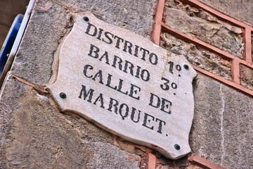 Barcelona street sign