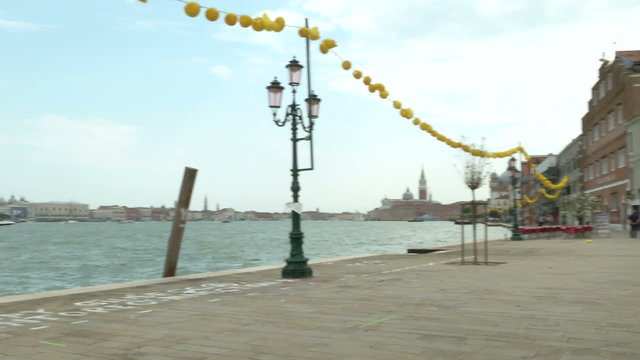 View of San Marco lagoon from Giudecca, Venice (Italy)