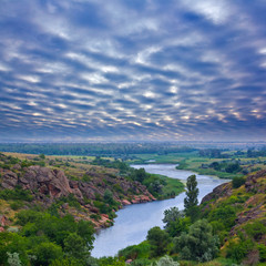 mountain canyon scene