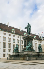 Fototapeta na wymiar Monument To Emperor Franz 1, Vienna