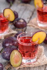 Plum Liqueur Shots