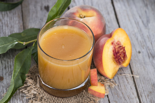 Homemade Peach Juice